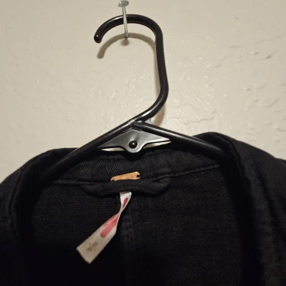 Free People Womens Black Jagger Open Front Blaze SIZE SMALL - Picture 5 of 8